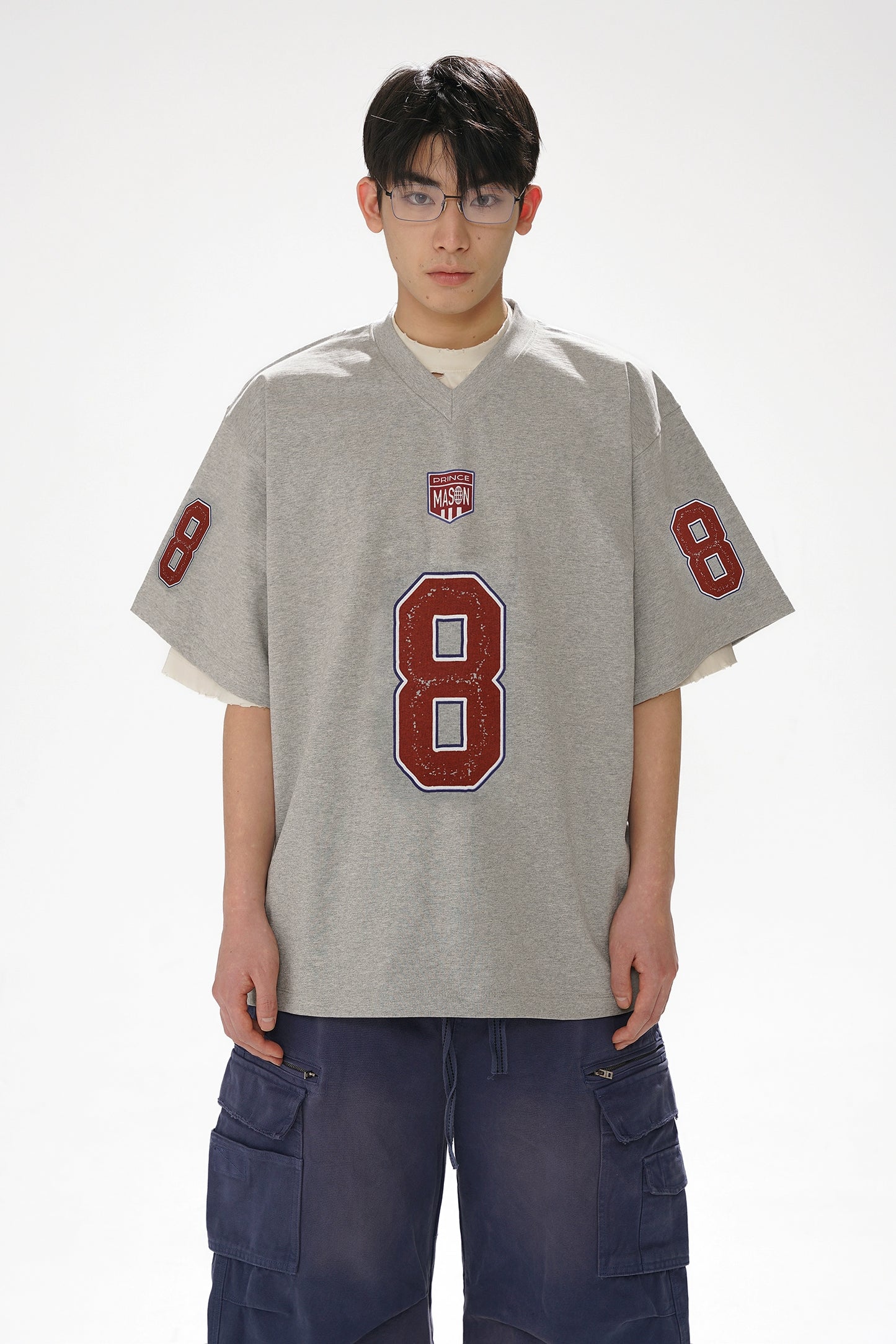 "Varsity Racer 8" Tee