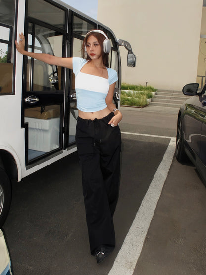 Camille Paneled Slim Tee