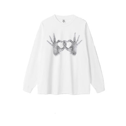 Hand Heart Graphic Shirt