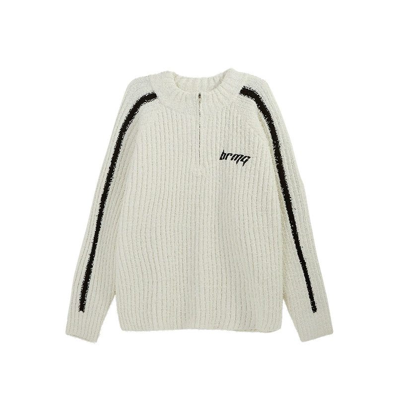 Quarter-Zip Knit Sweater
