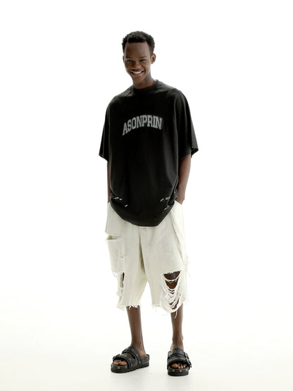 Shredded Texture Shorts