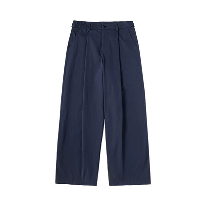 Wide-Leg Worn Pants