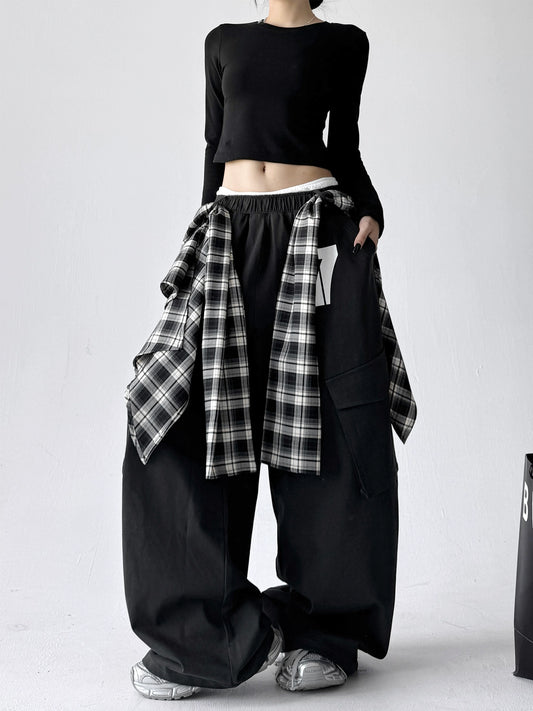 Plaid Override Pants