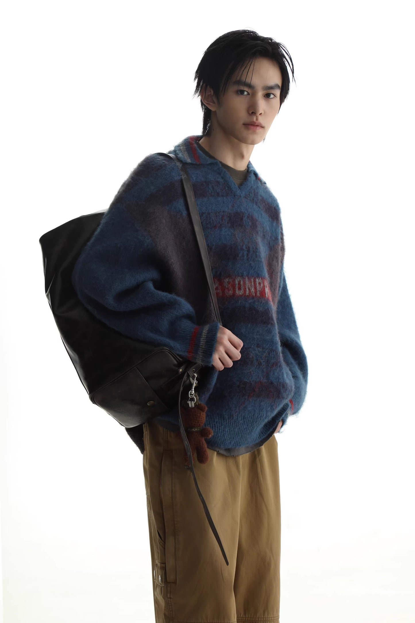 Varsity Fuzz Sweater