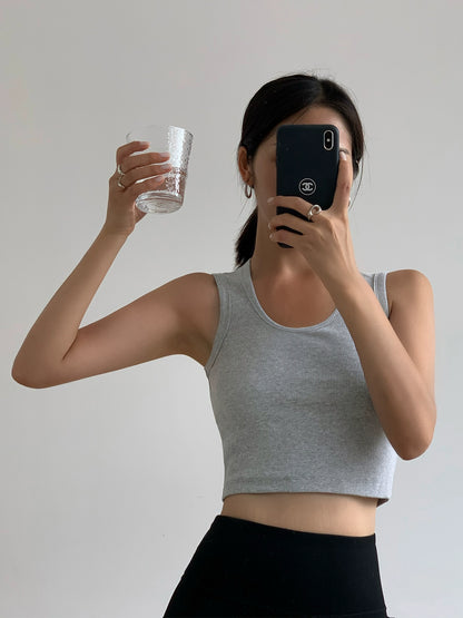 Mae Essential Ribbed Top