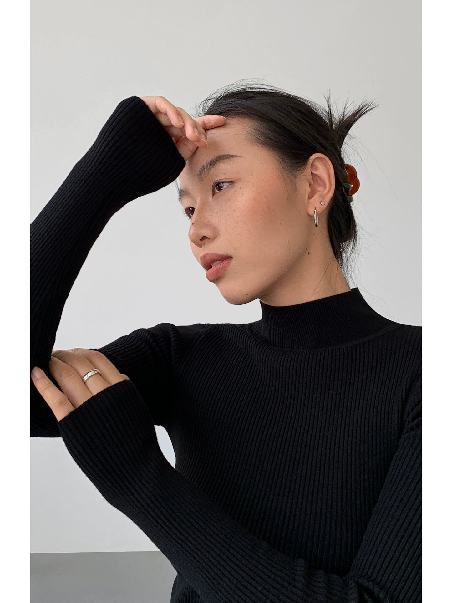 Vee Mockneck Sweater