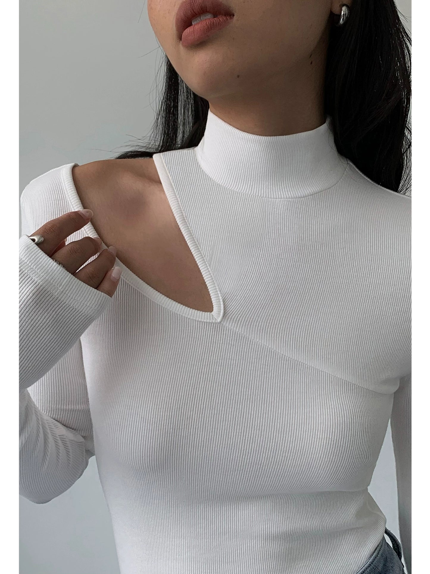 Ayla Asym Cutout Top