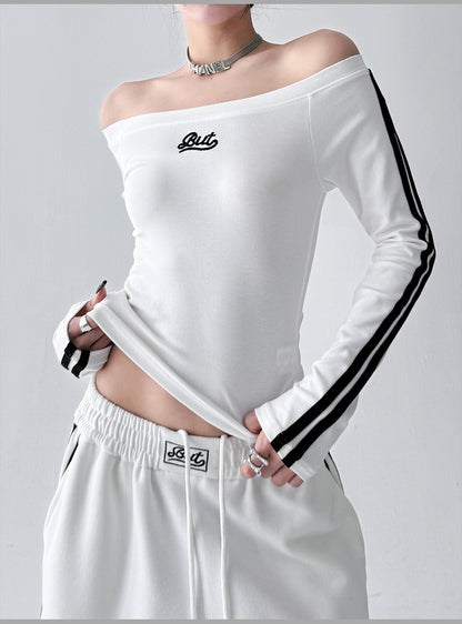 Sportline Off-Shoulder Top