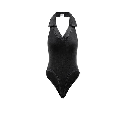 V-Collar Bodysuit