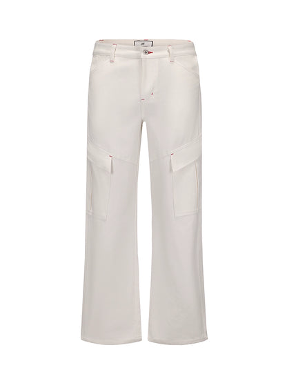 MUKHINA: Casual Workwear Pant | Nüra - Elevate your office look with MUKHINA's stylish female casual workwear pants. Perfect blend of comfort and elegance for the modern professional. - $98.00