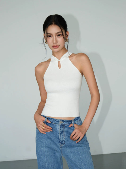 Ali Keyhole Halter Top