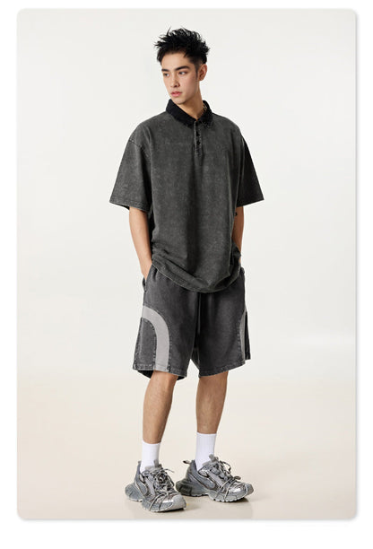 Grayscale Polo Shirt