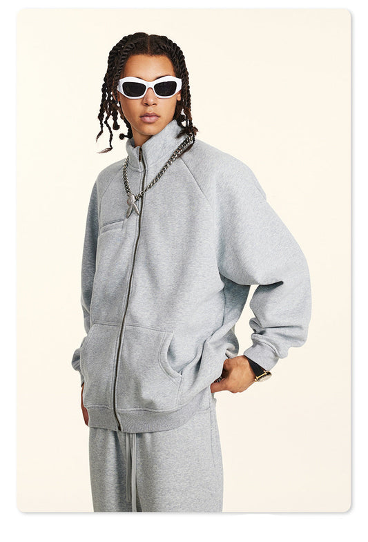 Reid Zip Fleece Sweatshirt