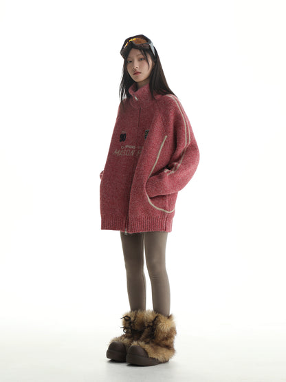 Retro90 Zip Cardigan