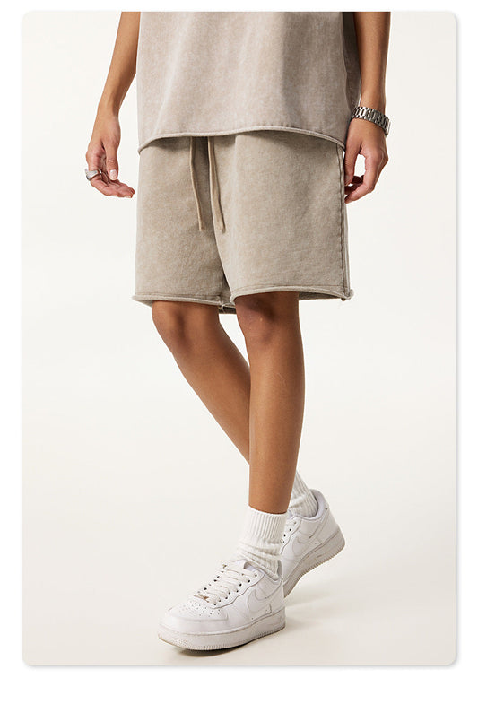 Raw Hem Lounge Shorts