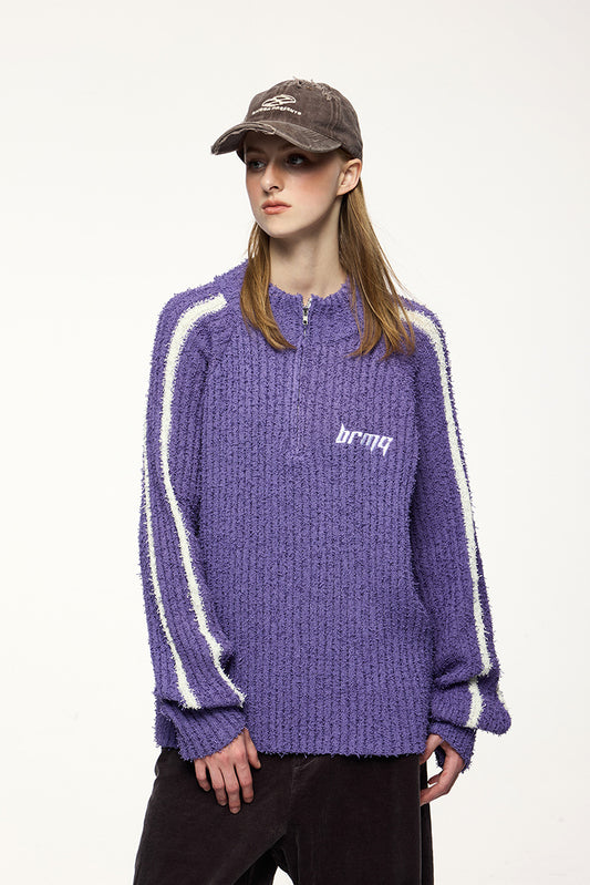 Quarter-Zip Knit Sweater