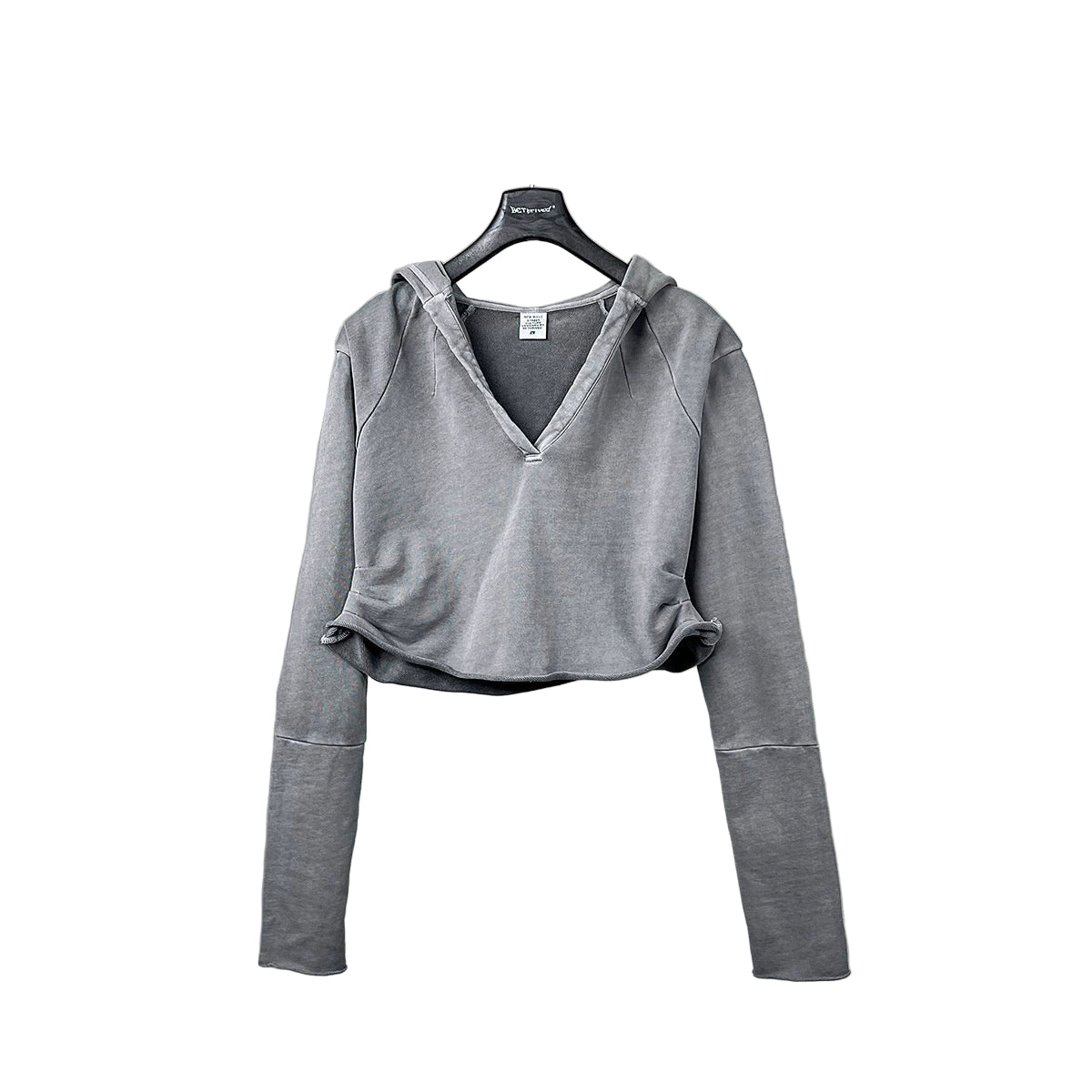 Grunge Crop Hoodie