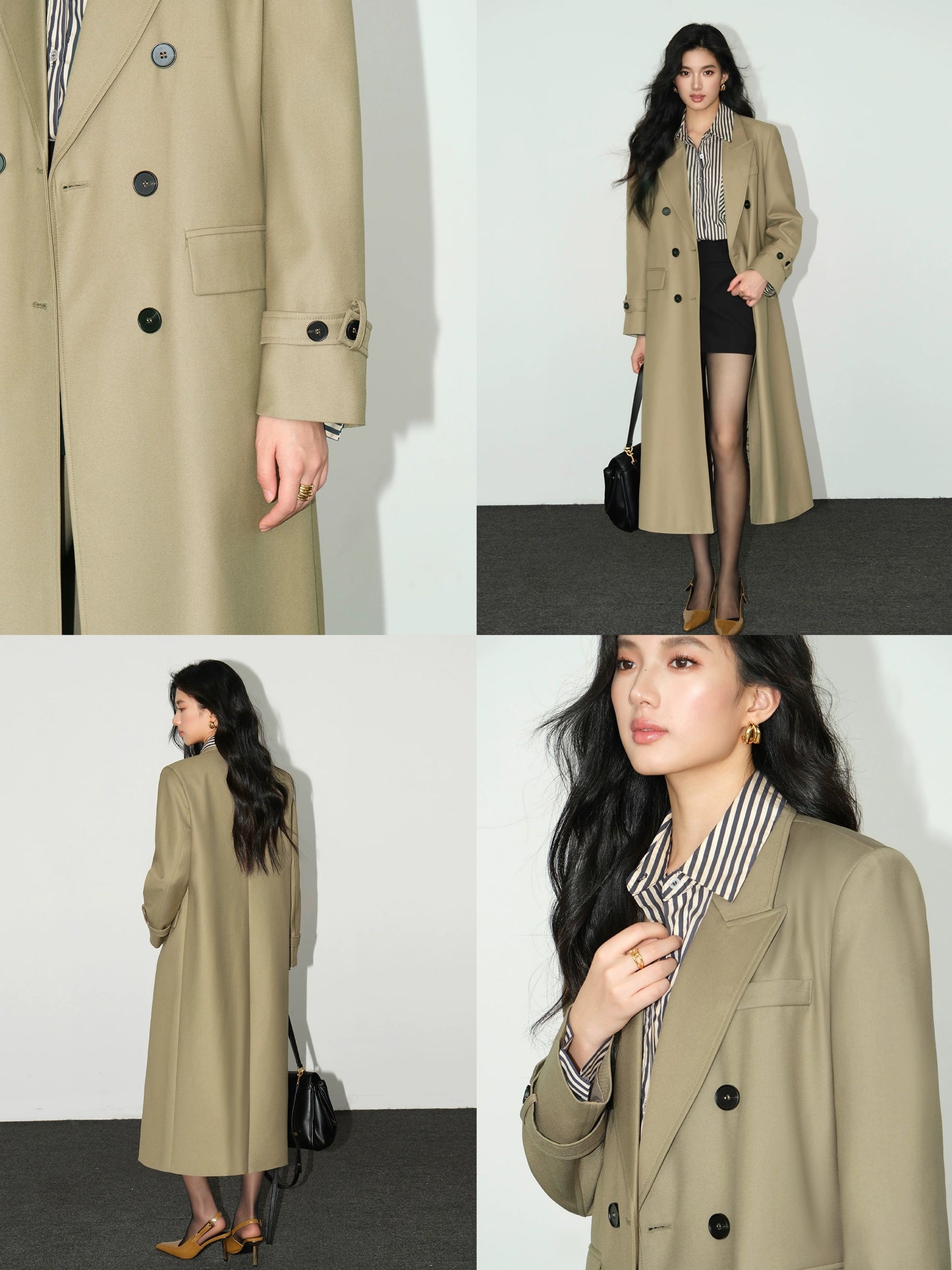 Elite Drape Trench Coat