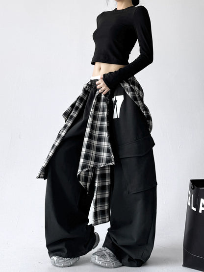 Plaid Override Pants