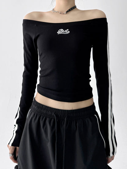 Sportline Off-Shoulder Top
