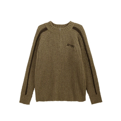Quarter-Zip Knit Sweater