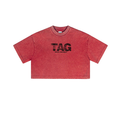 Hype "TAG" Crop Tee