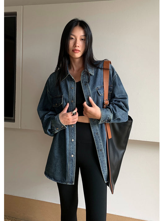 Jenna Denim Shacket