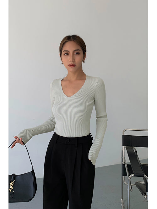 Eva Slim Knit Top