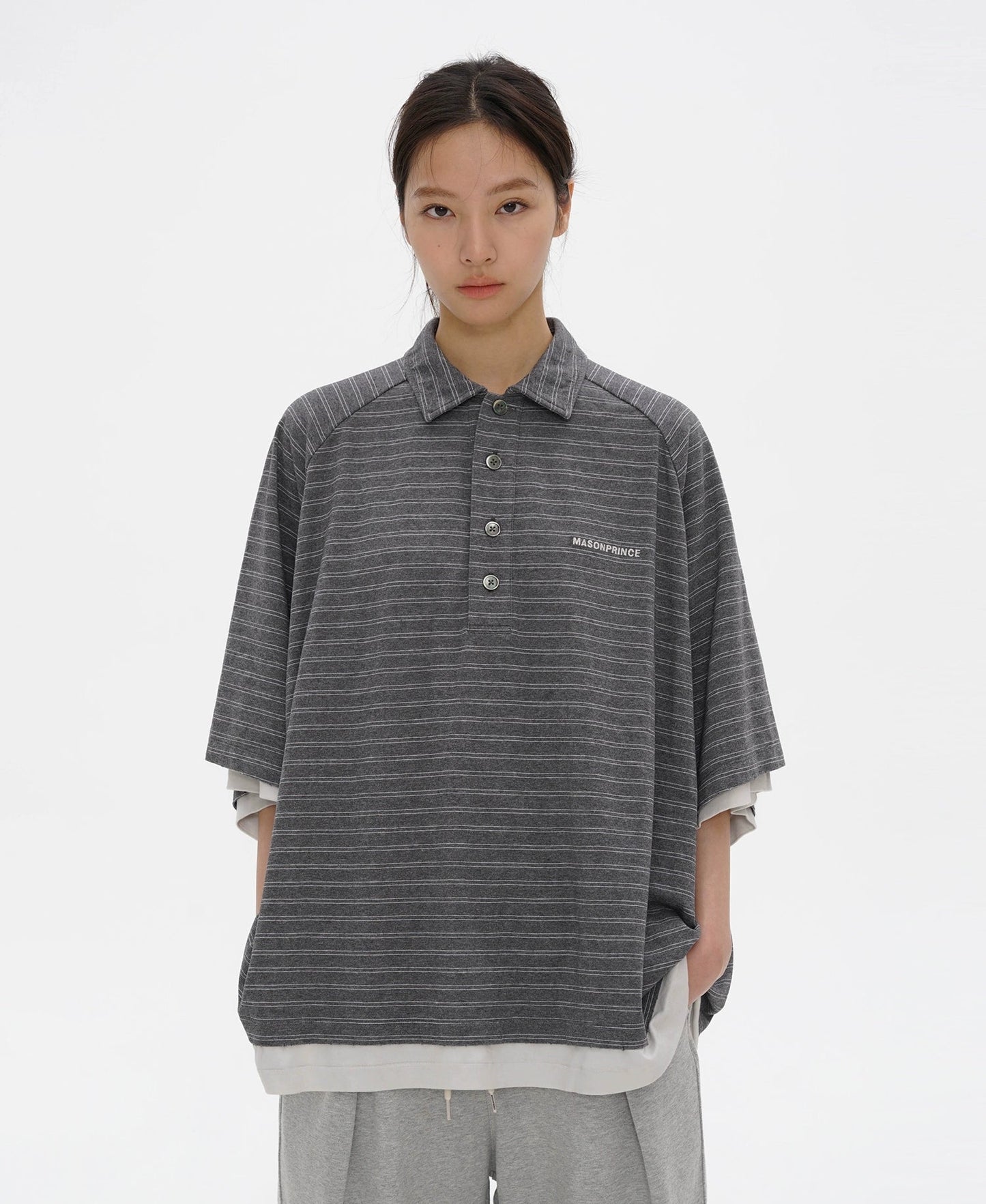 Faux Layer Polo Shirt