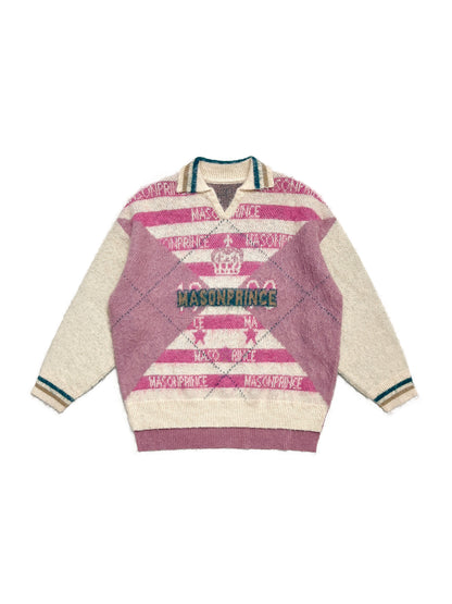 Varsity Fuzz Sweater