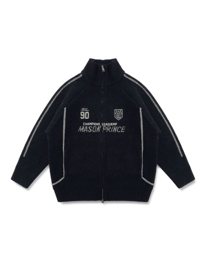 Retro90 Zip Cardigan