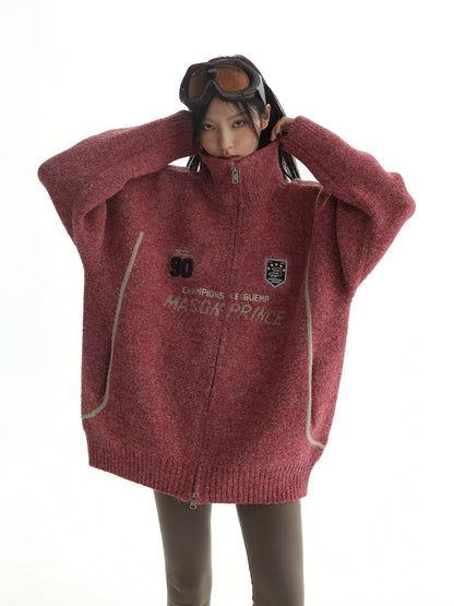 Retro90 Zip Cardigan